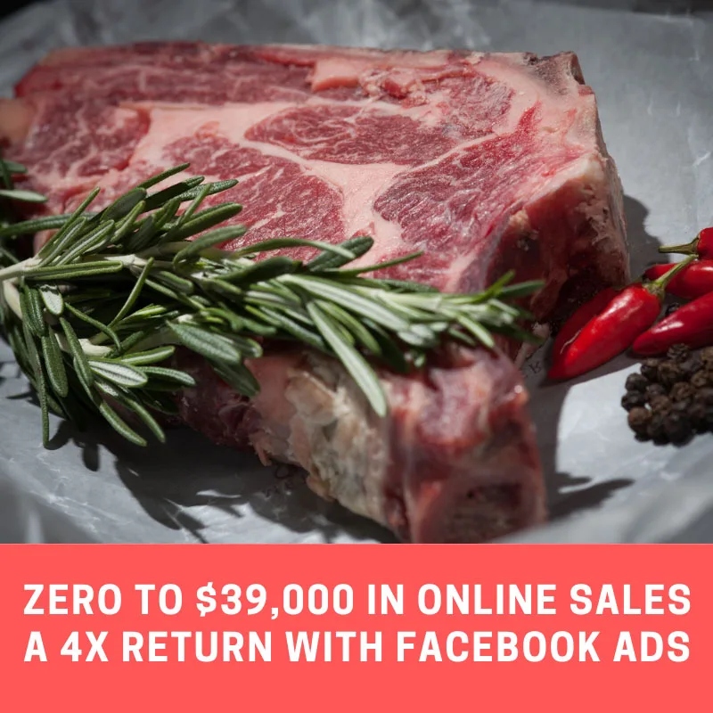 Zero to $39,000 in Online Sales: A 4X Return with Facebook Ads